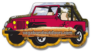 Promotional Magnets: Jeep Shape Magnets